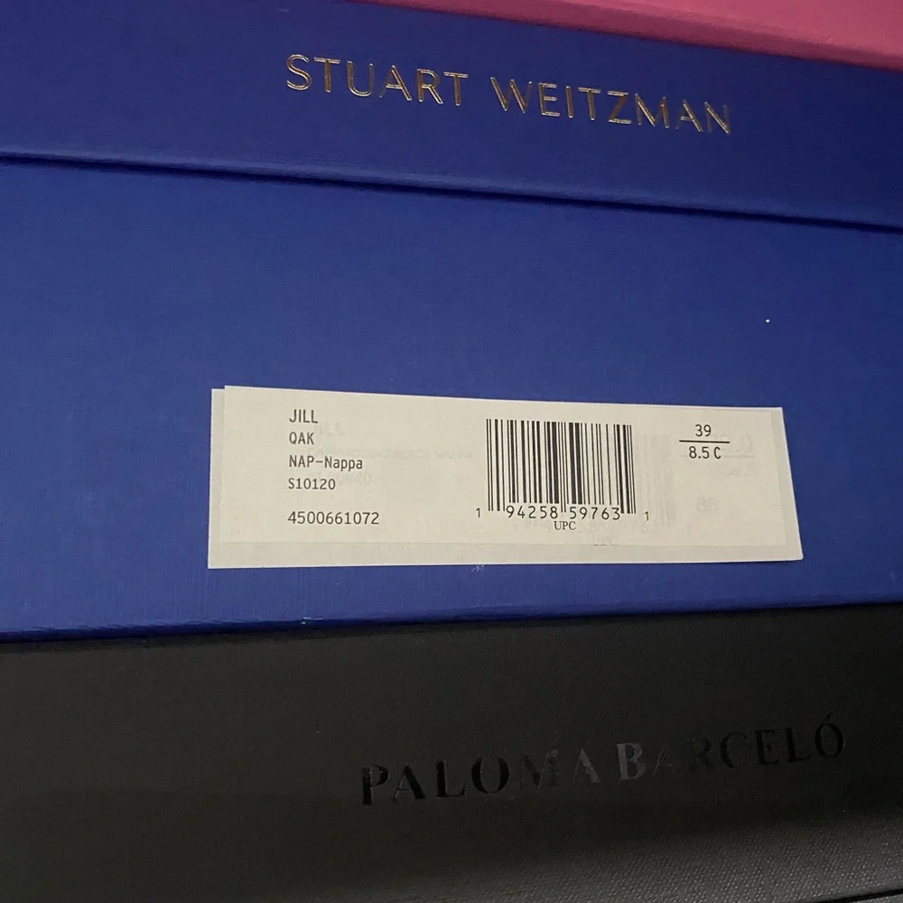 Brand New Stuart Weitzman Milla 60 Leather Bootie in Dark Tan - Picture 7 of 15